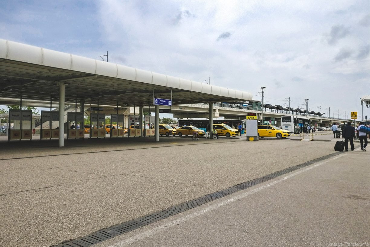 Taxi service at the airport