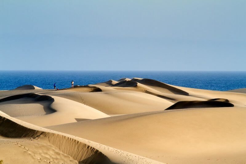 Golden Dunes in Maspalomas, Spain Golden Dunes