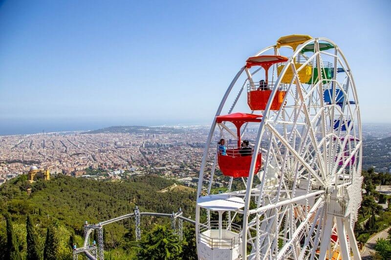 Tibidabo Mountain Ferris Wheel