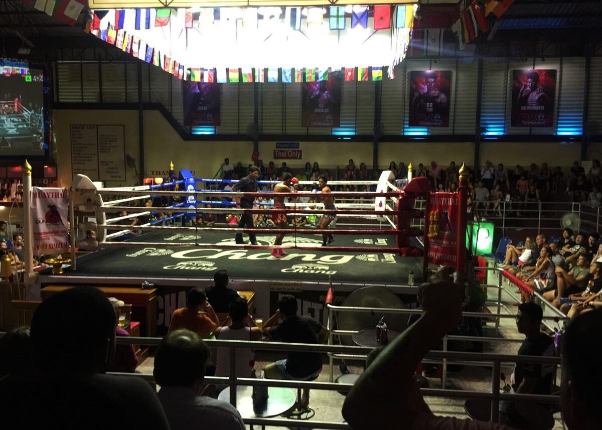 At the Chaweng Thai Boxing Stadium Thai Boxing