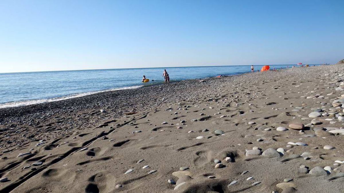 Wild beach in Batumi Wild zone