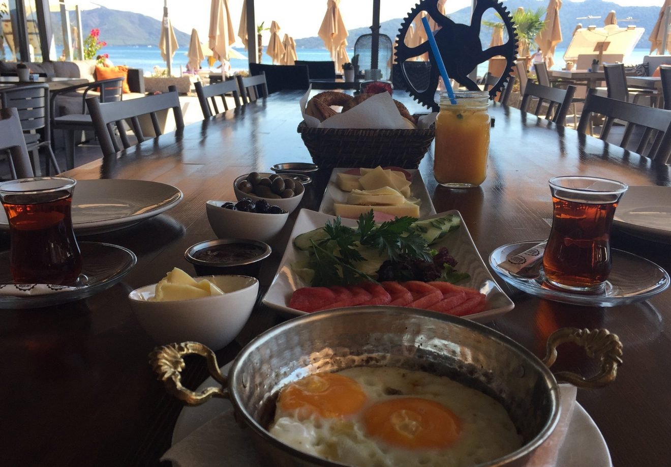 Photo of breakfast on the table in the cafe Karen Brasserie Tomorrow at the Karen Brasserie