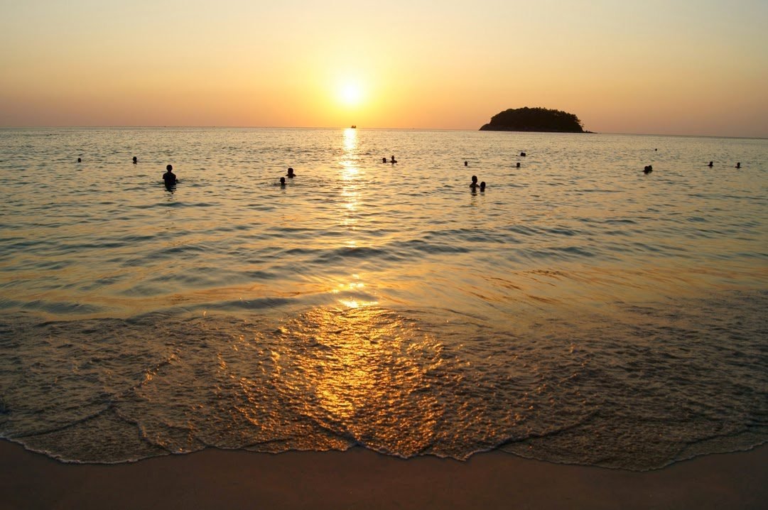 Beautiful sunsets on Kata Beach