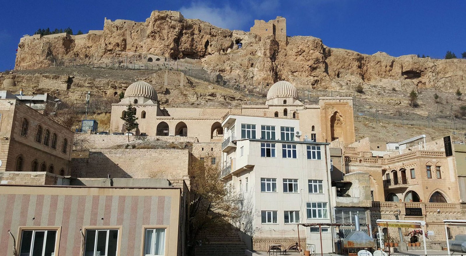 View of Zinciriye Medresesi in the center of Mardin Zinjiriyeh Madrasah