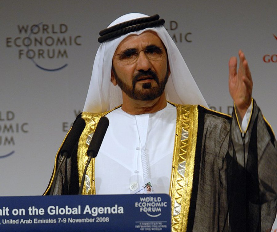 Sheikh Mohammed bin Rashid Al Maktoum of the United Arab Emirates Sheikh Mohammed