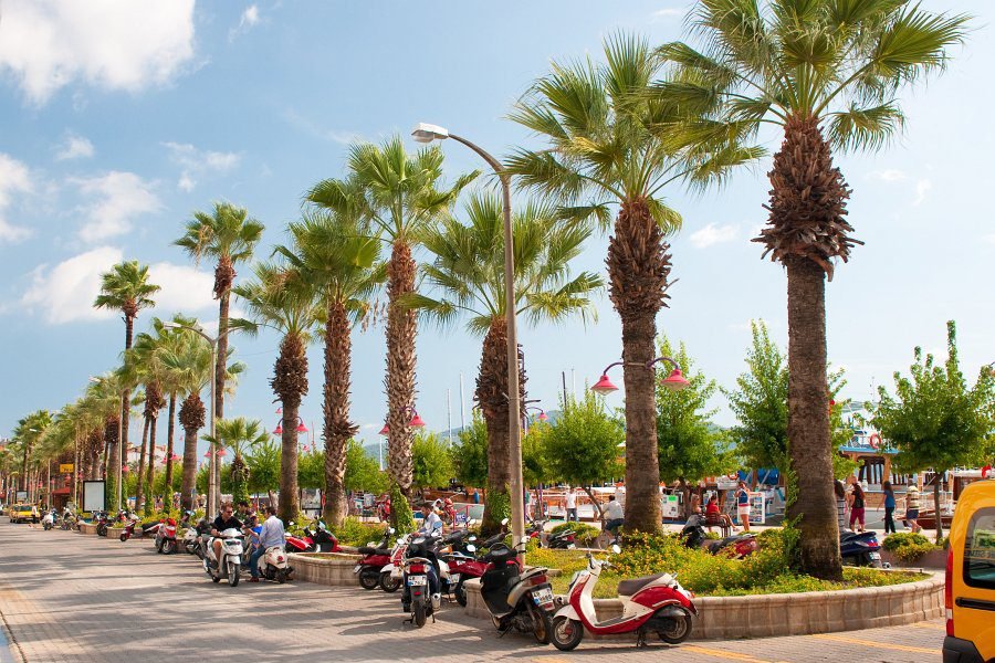 Pictured is the Marmaris Embankment Marmaris Embankment