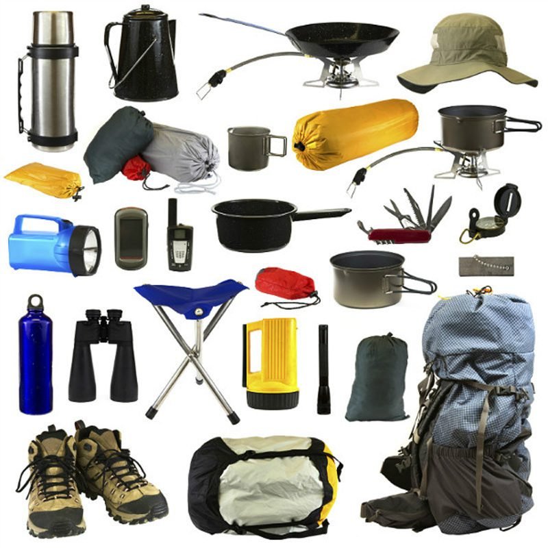 Camping equipment Set What equipment to take with you