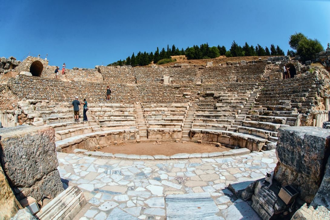Odeon in the ancient city of Ephesus Odeon in Ephesus