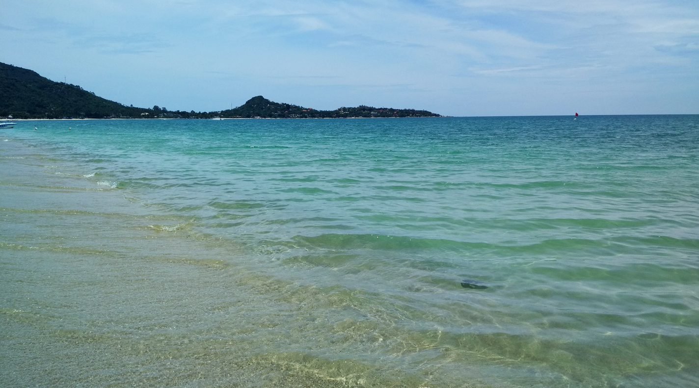 Photo of the sea entrance at Lamai Koh Samui North Beach Entrance to the sea Lamai beach