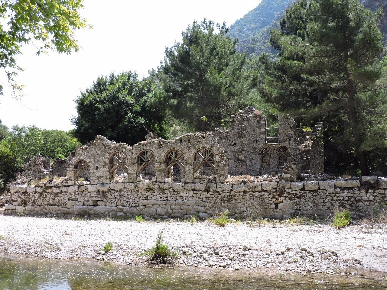 Ruins of the ancient city of Olympos Ruins of the ancient city of Olympos