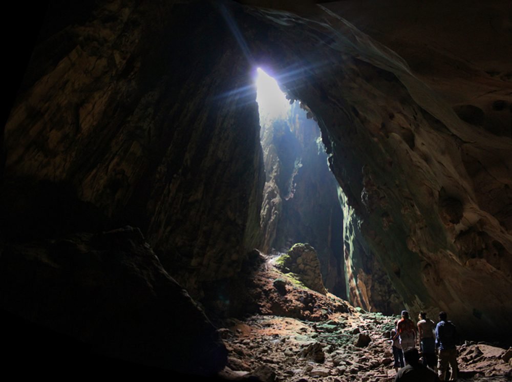 Photo in a Dark Cave Dark Cave
