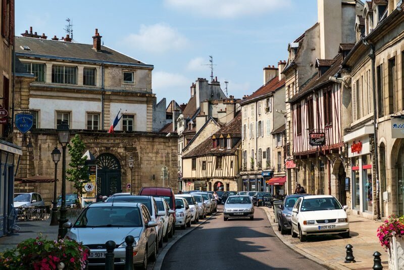 Photo: one of the streets of Dijon Dijon Street