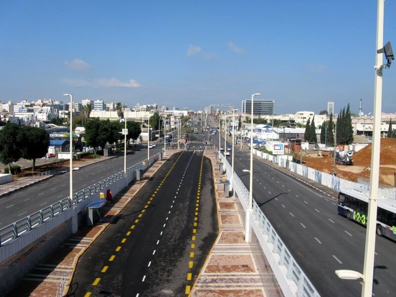 Jabotinsky Street in Petah Tikva, Israel Jabotinsky Street in Petah Tikva