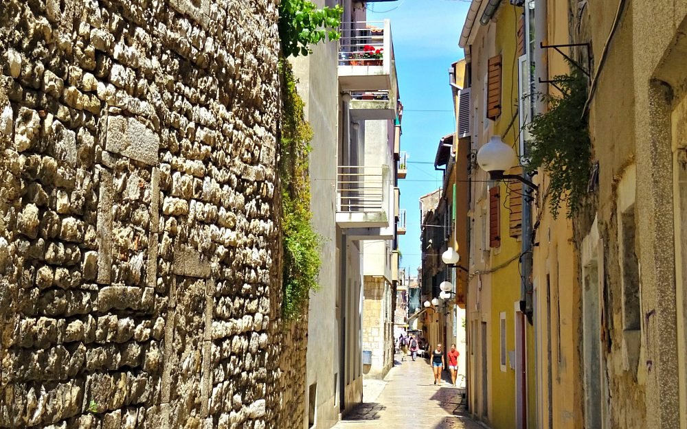 Photo of one of the streets of the city of Zadar Zadar Street