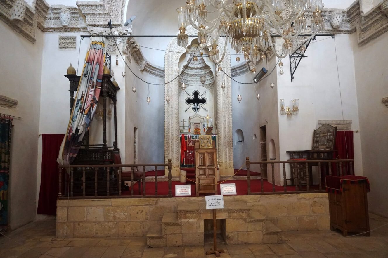 Interior inside Deirulzafaran Church At Deirulzafaran Church