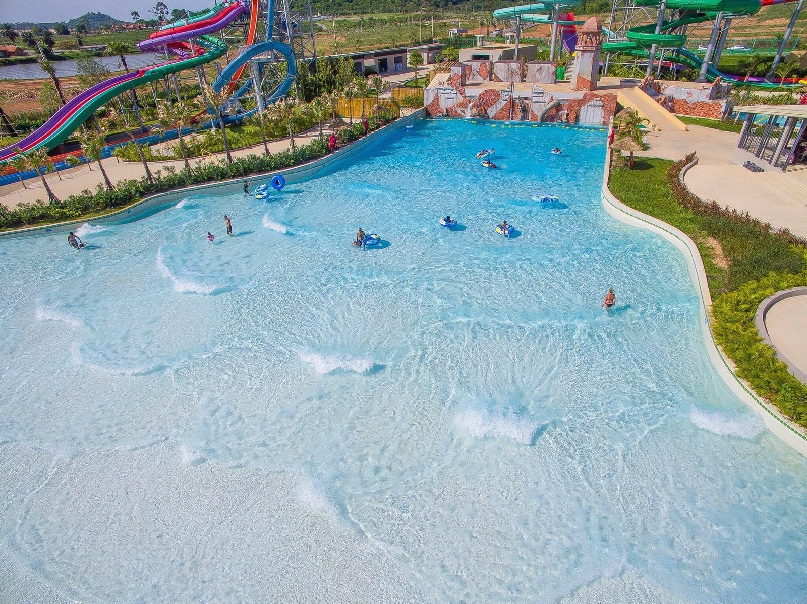 Double Wave Pool-Thailand's largest wave pool Double Wave Pool Pool