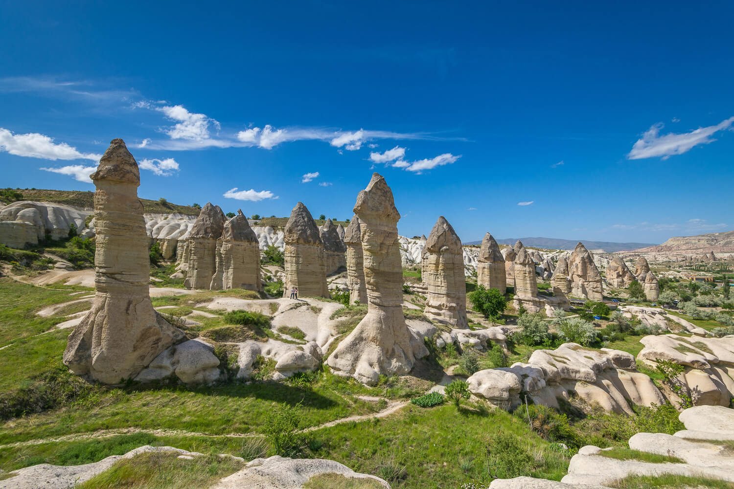 Fairy fireplaces are rock sculptures that resemble giant mushrooms in the shape of chimneys Fairy Fireplaces