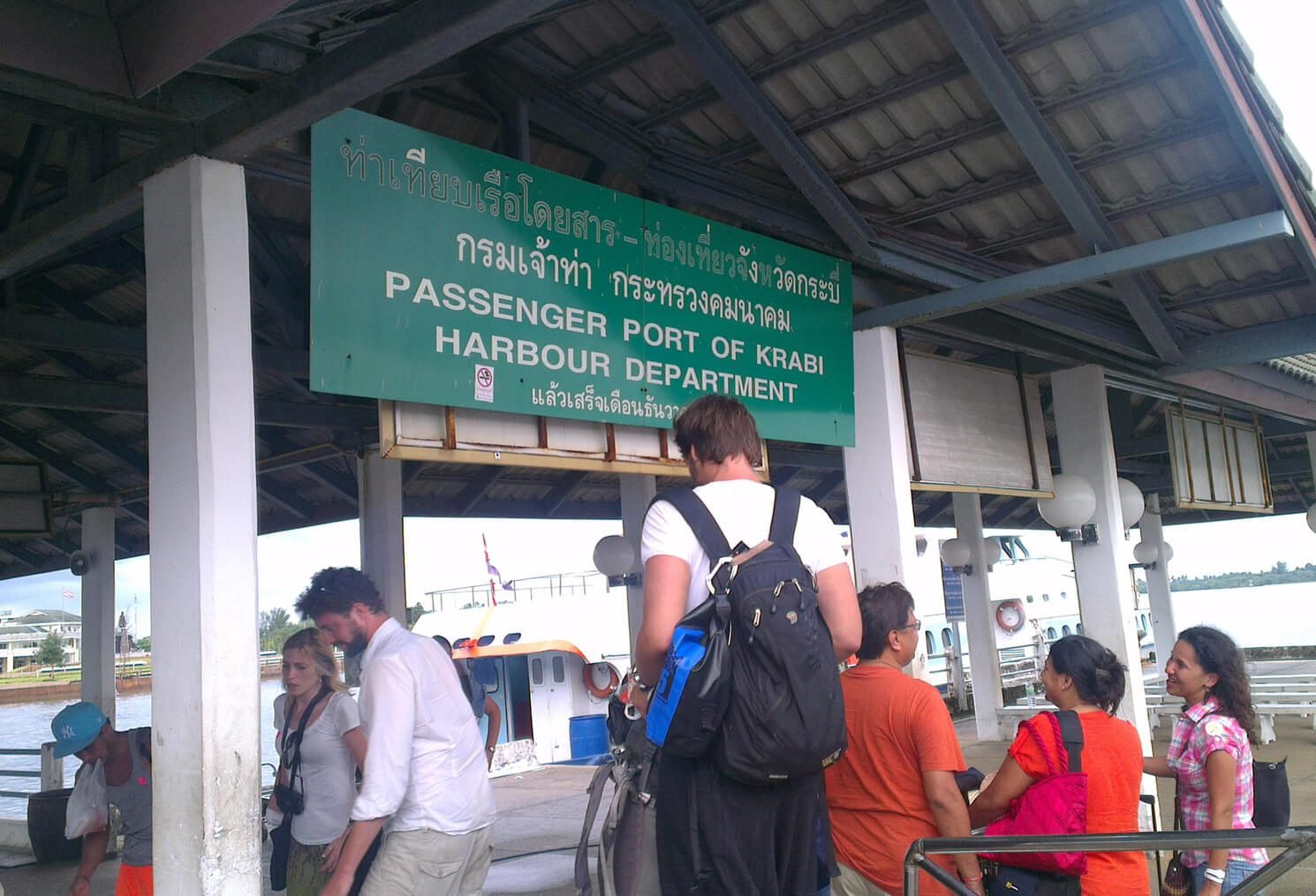 Phi Phi Don Ferry from Krabi's Klong Jilad Pier Klong Jilad Pier