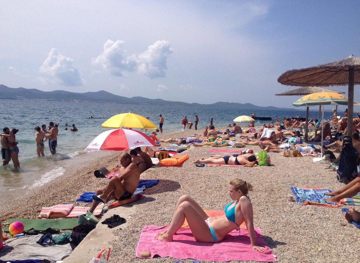 Photo of Kolovar beach in Zadar, Croatia Kolovar Beach