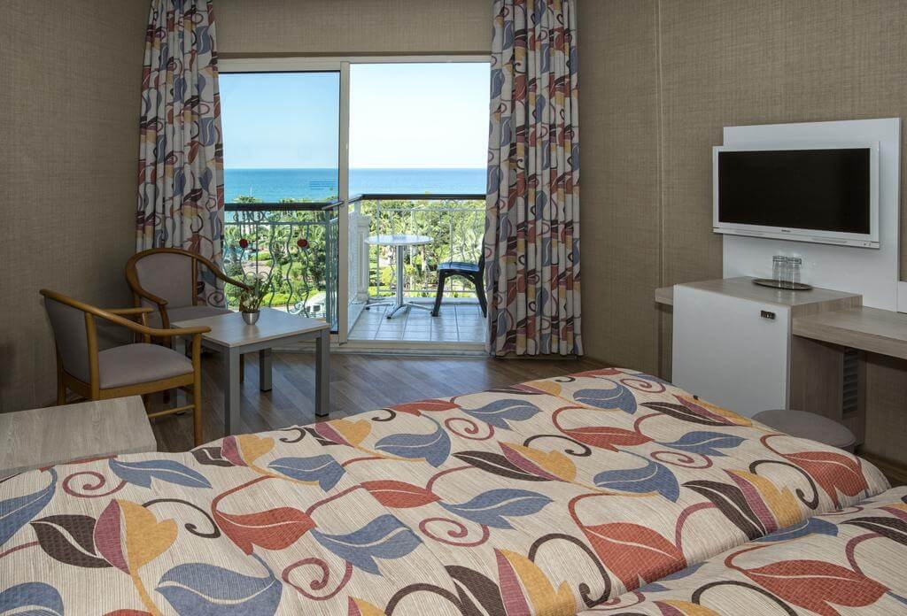 Interior of the 4* hotel Riviera Hotel & Spa in Alanya Hotel Room at Riviera Hotel & Spa