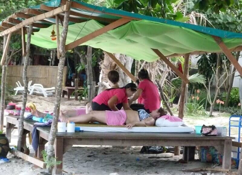 Lamai Beach massage Lamai Coast covered massage, Koh Samui