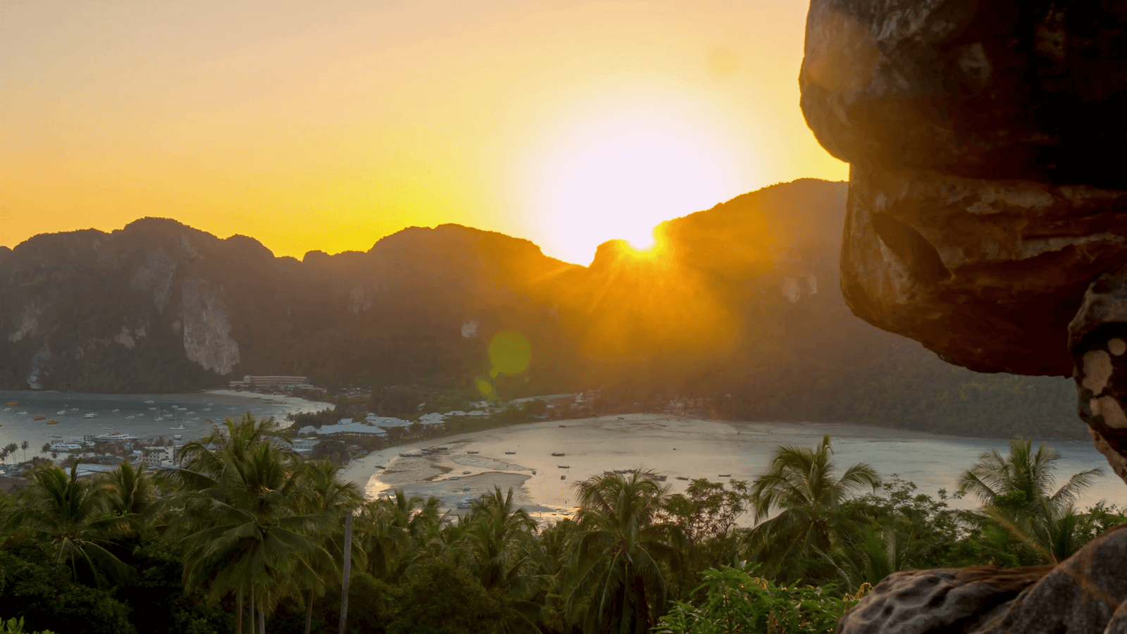 Sunset photo from View point, Pee-Pee-Dong Sunset from View point