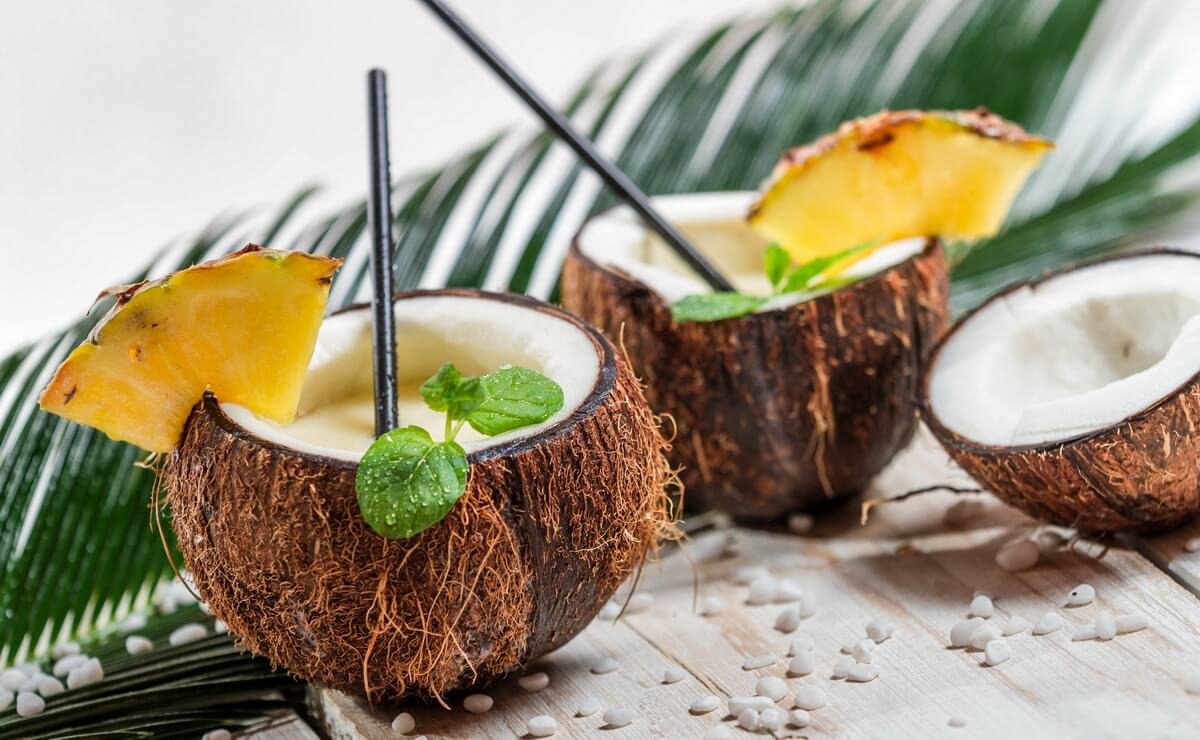 Photo of coconut cocktail Coconut