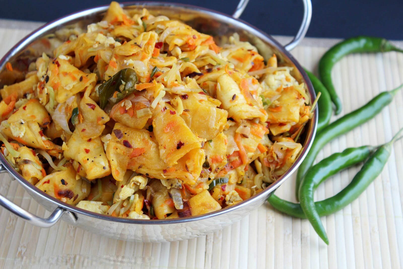 Kottu is a very popular type of fast food Street food Kottu