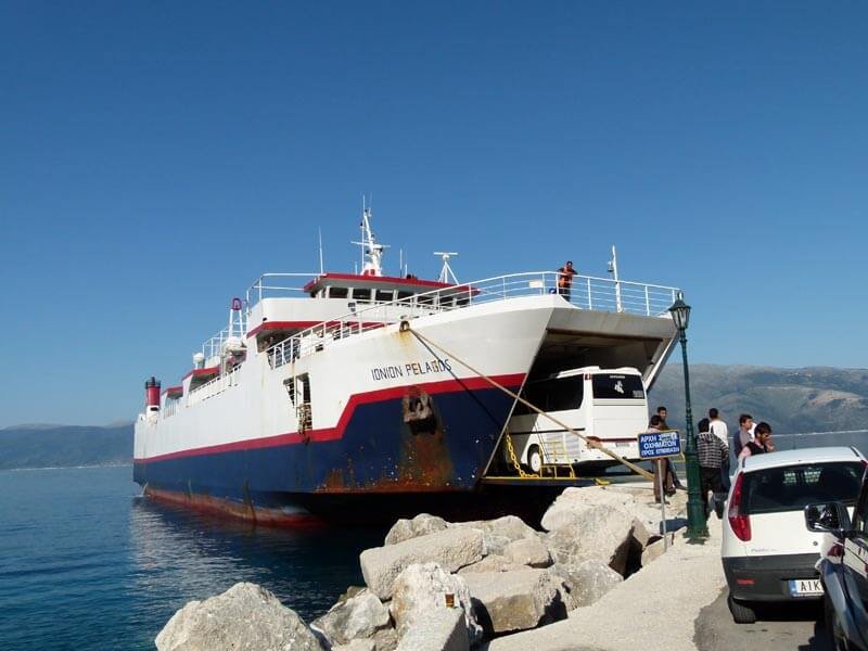 Photo of a ferry in Kefalonia Ferry from Kefalonia