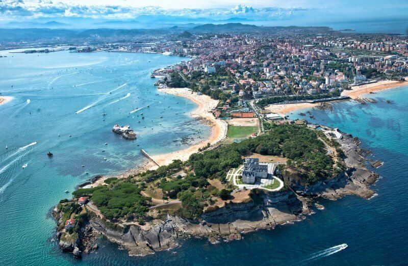 Morning Santander in Spain