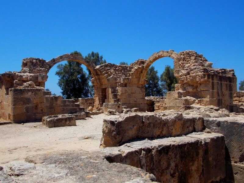 Ruins in Kato Pafos Archaeological Park