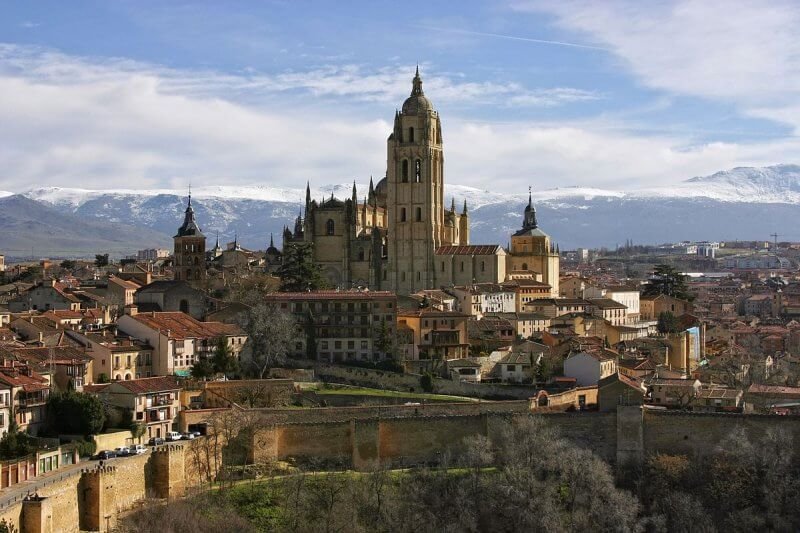 View of the city of Leon in Spain Leon city view
