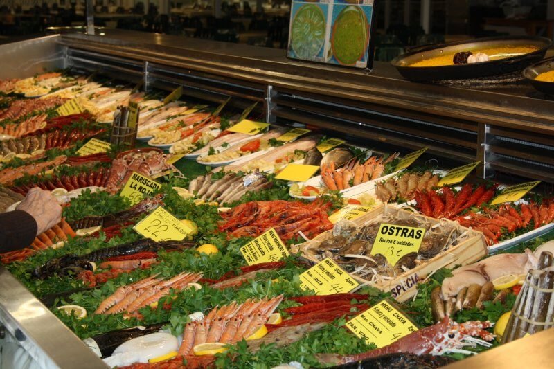 Seafood at Calpe Market