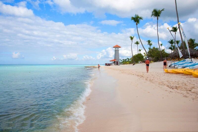 Playa Bayahíbe in La Romana in the Dominican Republic Playa Bayahíbe