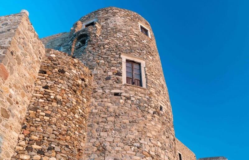 View of the fortress in Naxos Fortress of Naxos