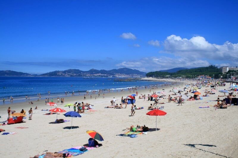 Samil Beach in Vigo