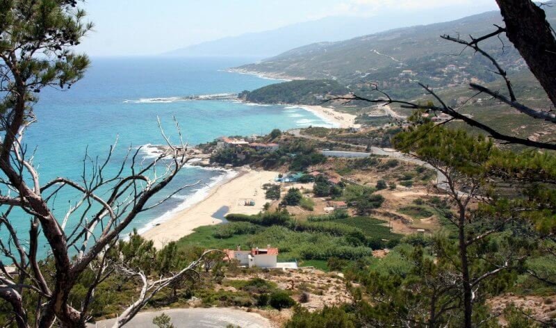 Ialiskari Beach in Ikaria, Greece Yaliskari Beach