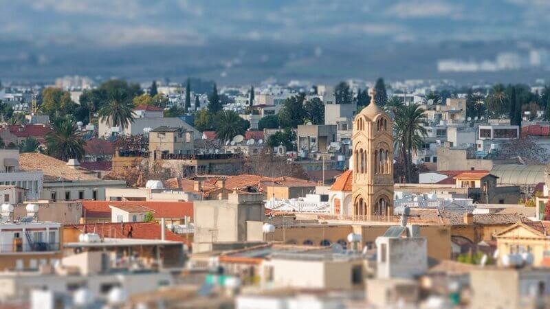 Nicosia afternoon view, Cyprus Daytime view of Nicosia
