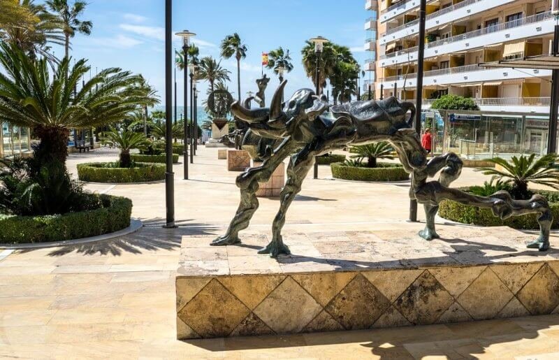 Avenida del Mar in Marbella, Spain Avenida del Mar