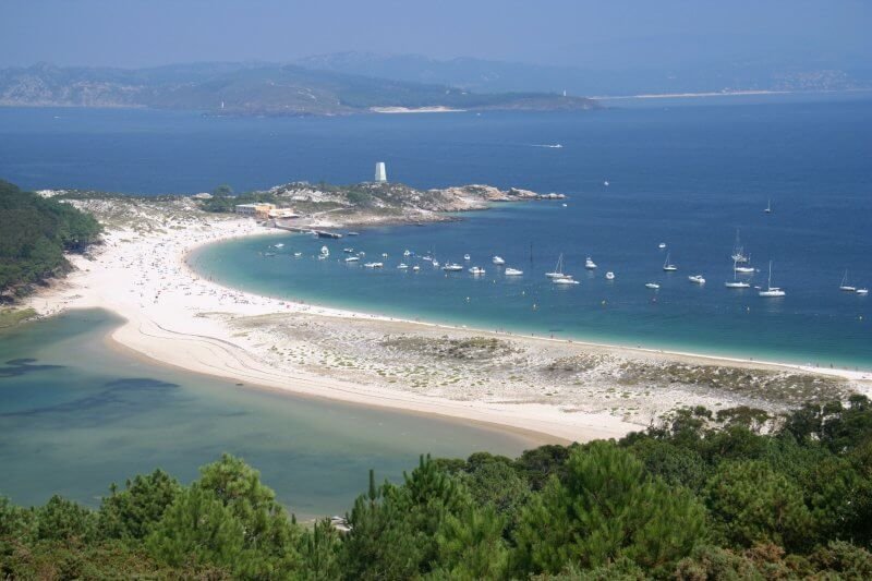 View of the Cies Islands