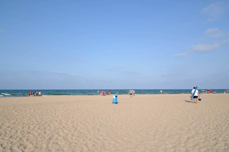Playa El Recatí in Valencia, Spain Playa El Recatí