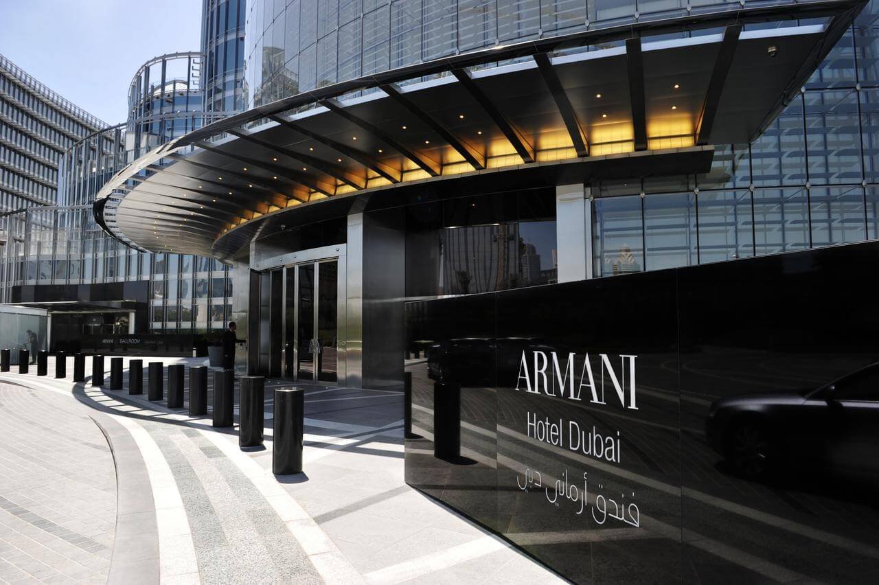 Burj Khalifa Armani Hotel Entrance Armani Hotel