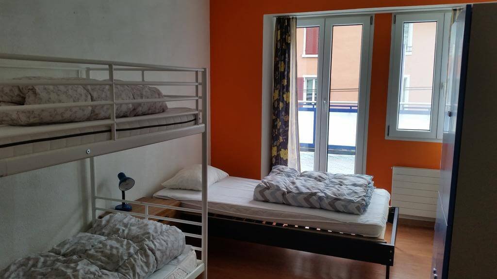 Photos of dorm beds in Bellpark Hostel This is what the sleeping place in the Bellpark Hostel dorm looks like