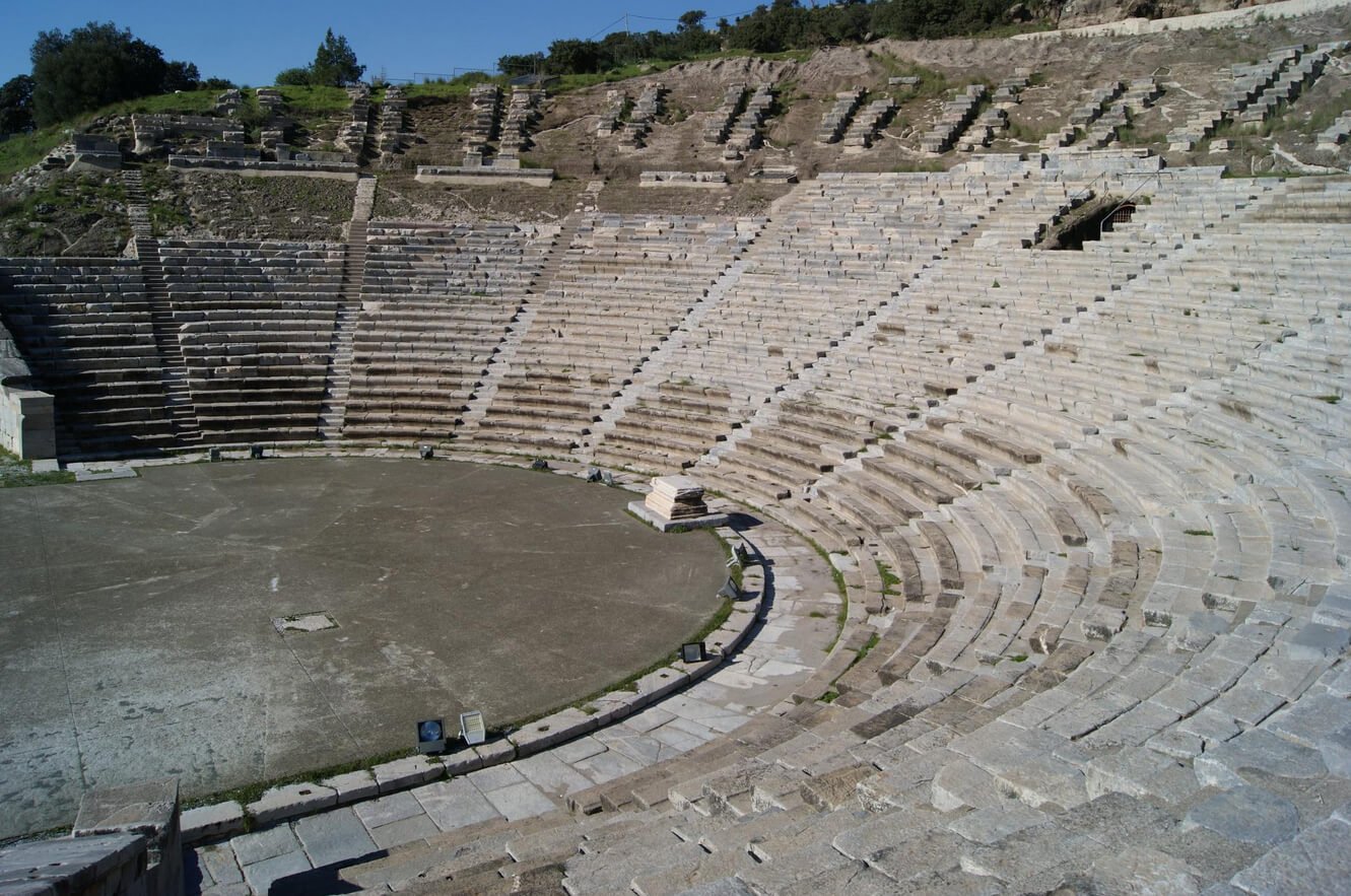 In the photo is the Bodrum Amphitheater Bodrum Amphitheater