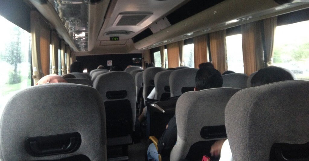 Photo on the Kuala Lumpur-Penang bus By bus from Kuala Lumpur to Penang
