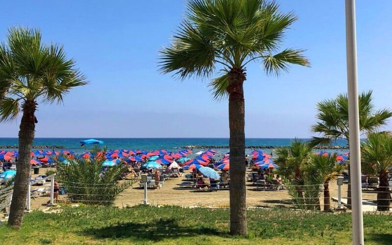 CTO Beach, or Pila Beach in Cyprus in Larnaca Photo by CTO Beach