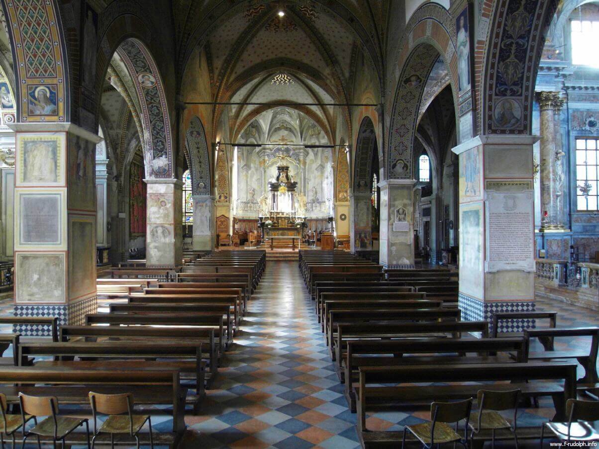 Photo of the interior of the Cattedrale di San Lorenzo Cathedral in Lugano Interior of the Cattedrale di San Lorenzo Cathedral