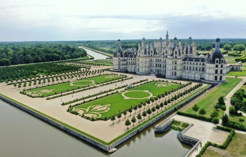 Chambord Castle Gardens Chambord Gardens in France