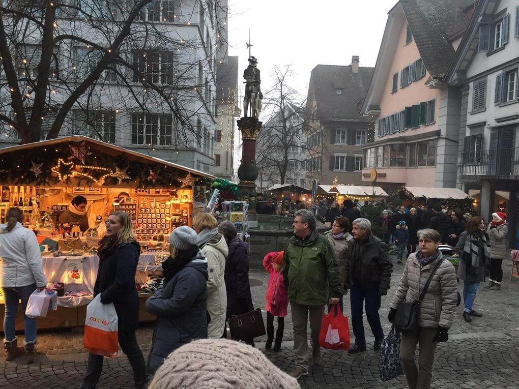 Photo of the Christmas market in Zug Christmas Market
