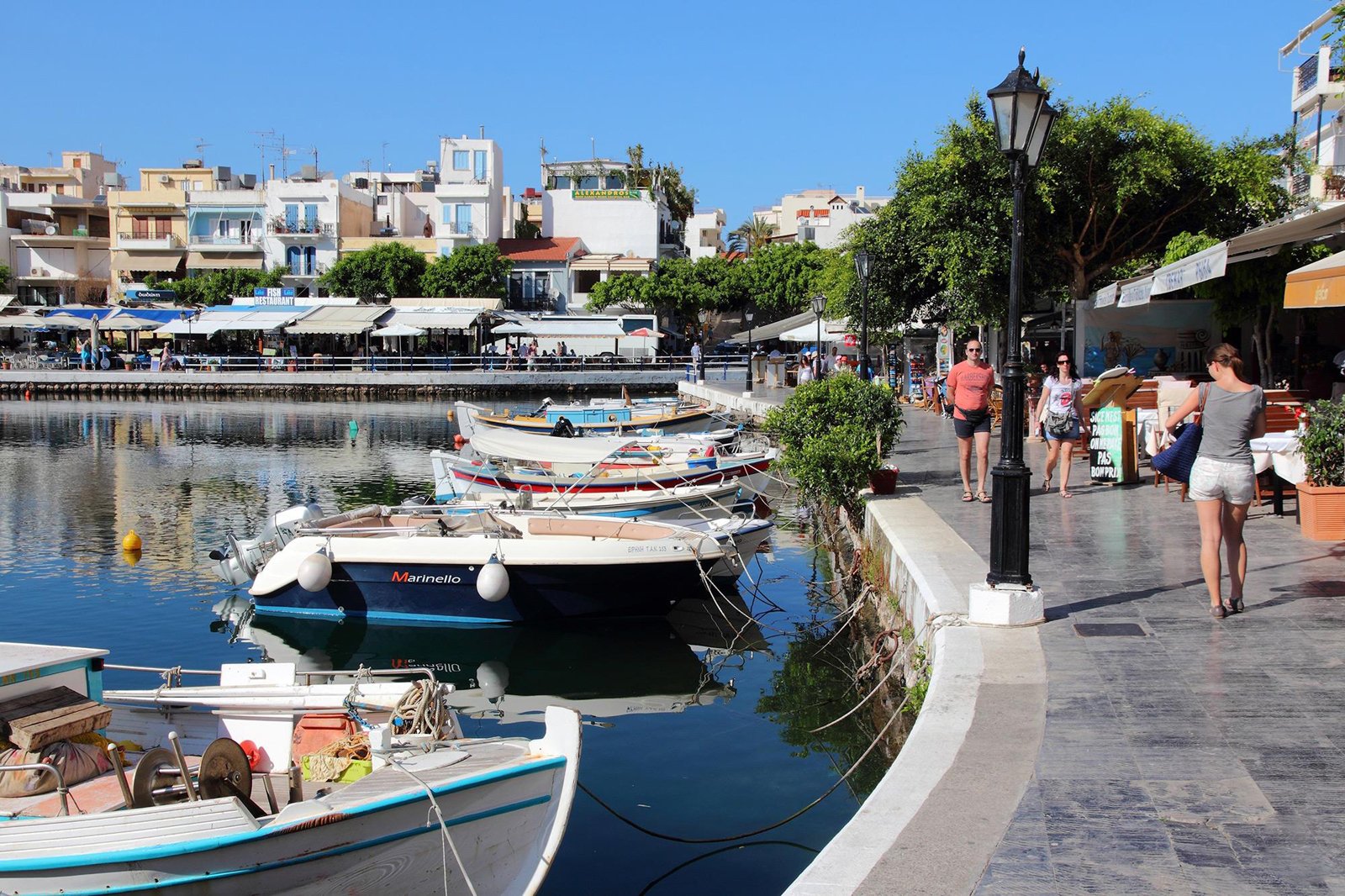 Photo of the promenade in Agios Nikolaos Agios Nikolaos embankment